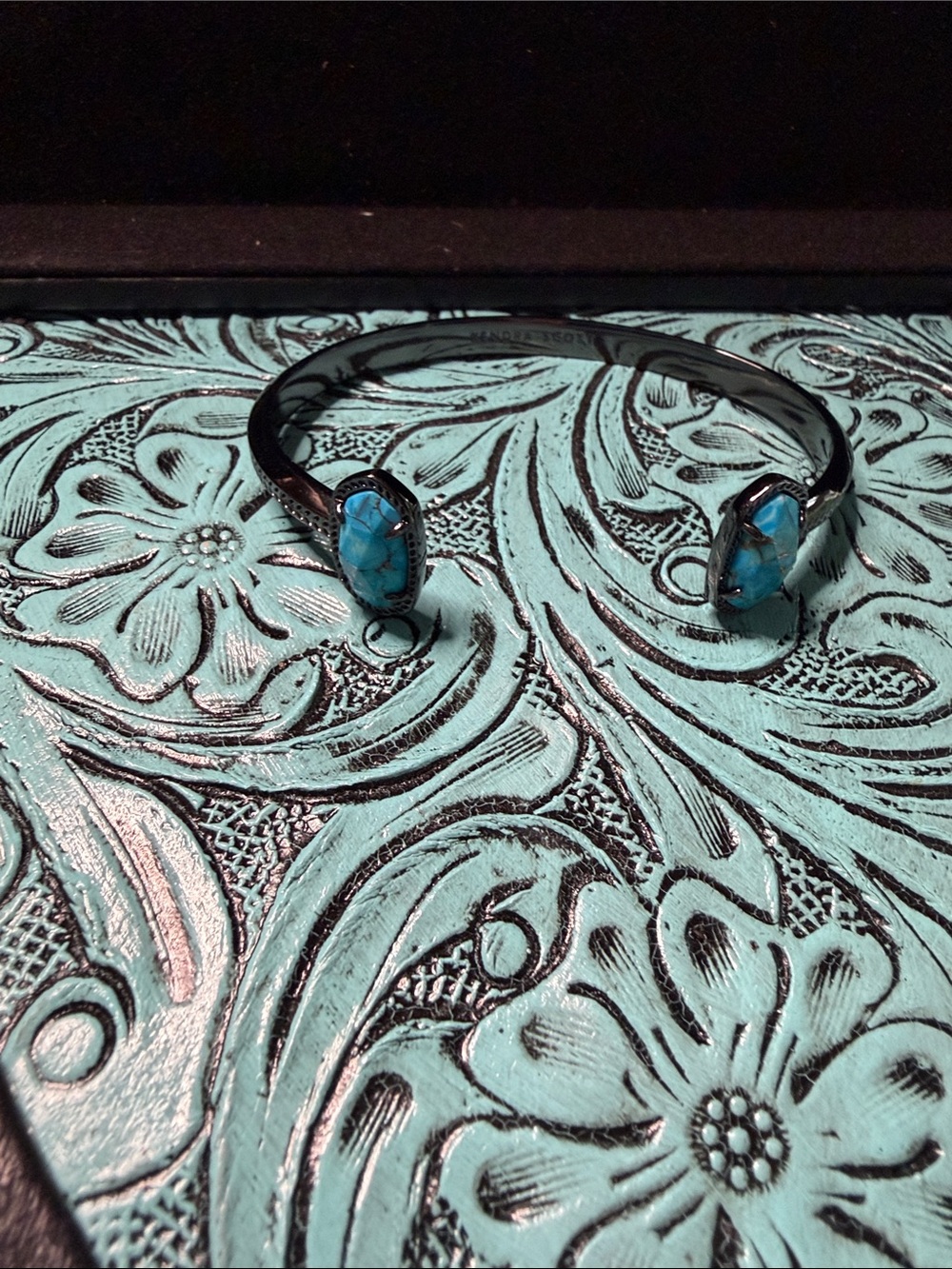 Kendra Scott Turquoise Open Cuff Bracelet